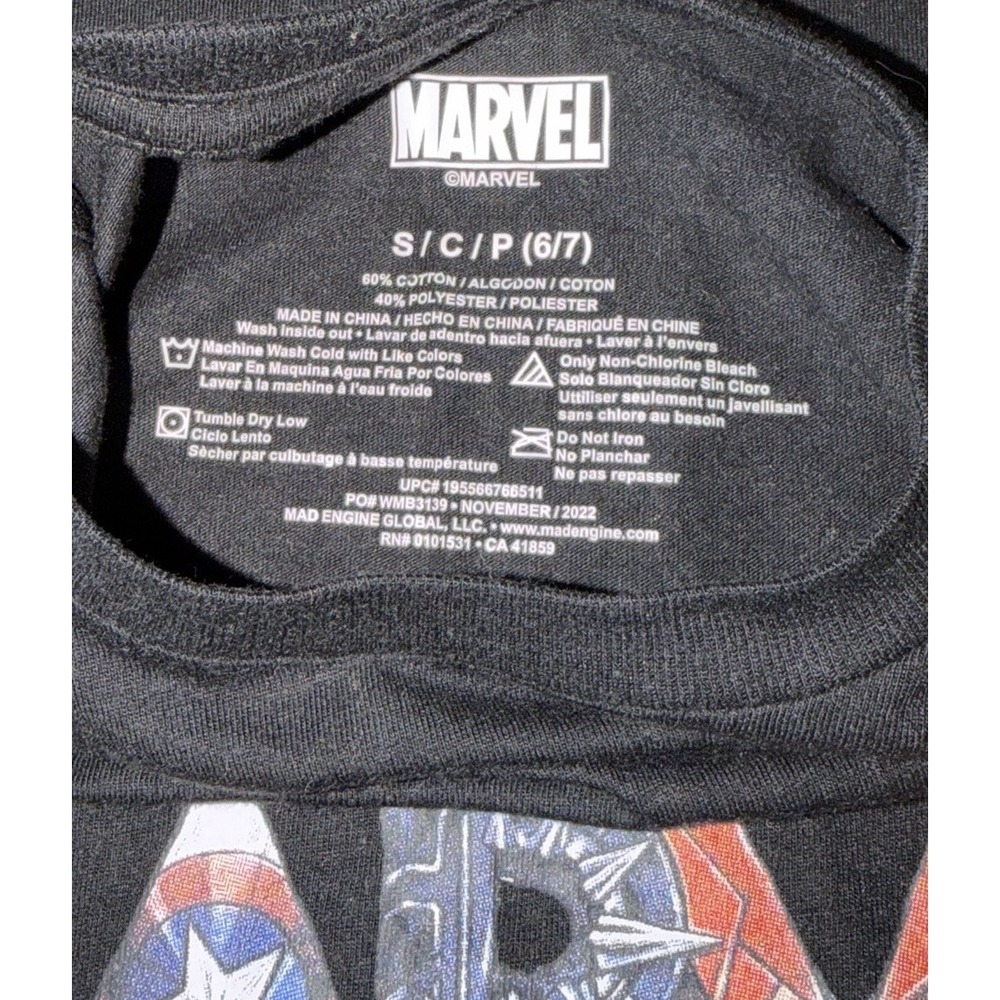 Lot Of 6 Boys Shirts  Marvel, Xbox, Old Navy, Sponge Bob, Pokémon Size 6-7 - Picture 7 of 16